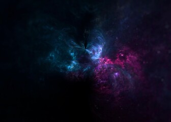 science fiction wallpaper. Beauty of deep space. Colorful graphics for background, like water...