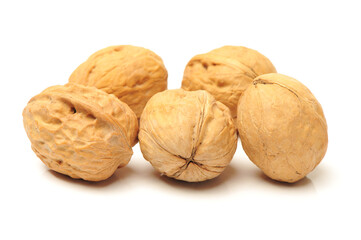 walnut isolated on white background