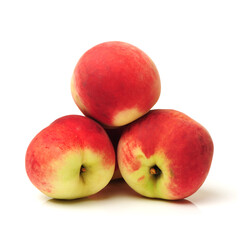 peach isolated on white