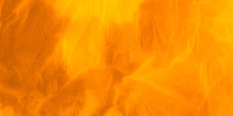 Modern Mystic Background. Fire Dye Pattern. Amber
