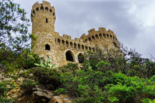 Castell de Santa María, better known as Castell d'en Plaja. Lloret de mar, Spain
