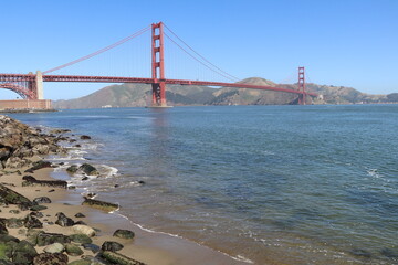 Amazing walk at the Golden Gate Bridge in San Francisco, United States of America. What a wonderful...