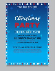 Christmas Party  Invitation and Happy new year  offer card.