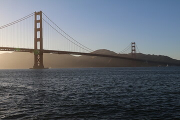 Amazing walk at the Golden Gate Bridge in San Francisco, United States of America. What a wonderful place in the Bay Area. Epic sunset and an amazing scenery. One of the most famous place in the world