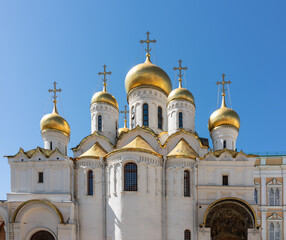Fototapeta na wymiar The Annunciation Cathedral of the Moscow Kremlin, Moscow, Russia