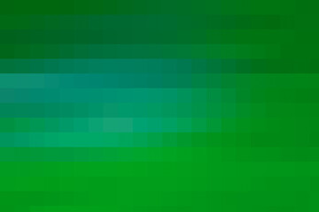 Dark green pixels with turquoise squares to the left side