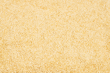 Sesame seeds as a background.