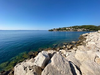 Sumartin Insel Brac Dalmatien Kroatien - Fischerdorf Hafen 