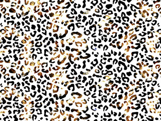 Seamless leopard pattern design, illustration background. Leopard print seamless. Fashionable background for fabric, paper, clothes. Animal pattern.