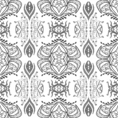 Classic damask pattern. Vintage baroque background. Antique renaissance design decor.