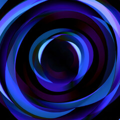 A bright abstract background of many color smooth elements. 3d.