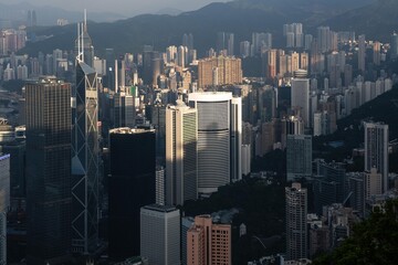 Hong Kong building Complex in hong Kong Island