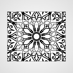 mandala ornament or flower 