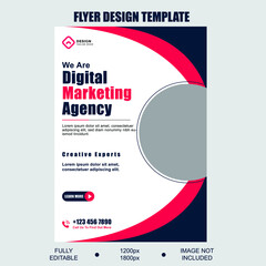 Unique Digital Marketing Agency Business Flyer