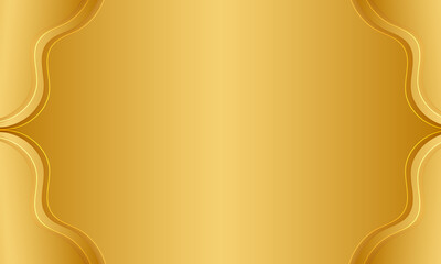 Gold Layer frame background for banner, promotion, and free text