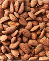  Bunch of delicious almonds texture