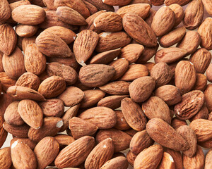 Bunch of delicious almonds texture
