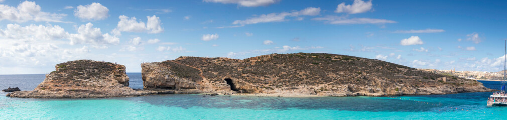 blue lagoon, Comino island, Malta.