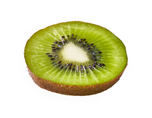  Slice of kiwi isolated on a white background