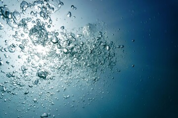 Artistic underwater photo for your interior luxury design.