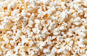  Bunch of salty popcorns texture