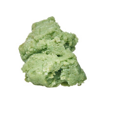  Spicy wasabi isolated on white background