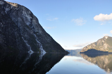 Fototapeta na wymiar Aurlandsfjord Flam