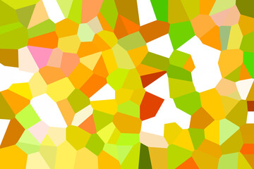 Festive colourful polygonal mosaic abstraction