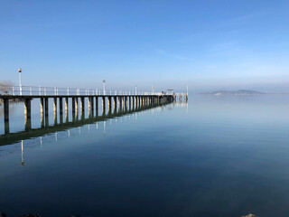 Fototapeta premium Molo sul trasimeno