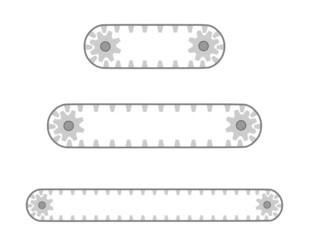 ベルトコンベアのイラスト素材