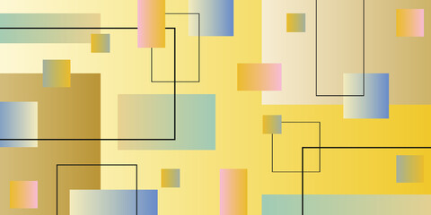 Colored background of rectangular geometric shapes. Vector illustration eps-10