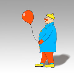 person with balloons