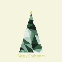 abstract christmas tree