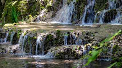 Obraz premium waterfall in the forest