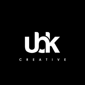 UBK Letter Initial Logo Design Template Vector Illustration