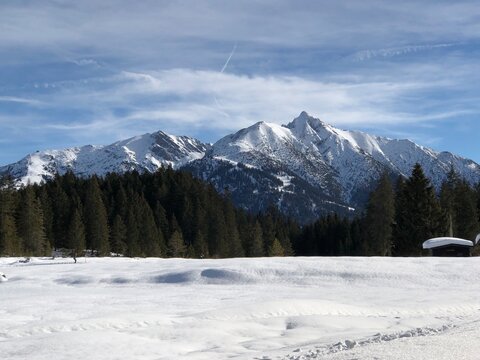 Beautiful landscape aroun Seefeld in Tirol 