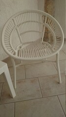 Chaise blanche