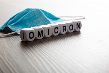 New covid-19 omicron variant. Concept Medical and COVID-19 Omicron