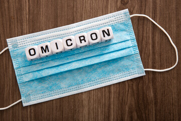 New covid-19 omicron variant. Concept Medical and COVID-19 Omicron