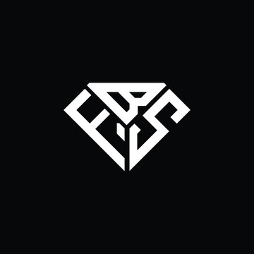 FBS letter logo creative design. FBS unique design
