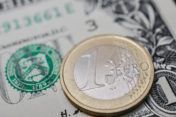 Porträt auf der 1 US Dollar Banknote