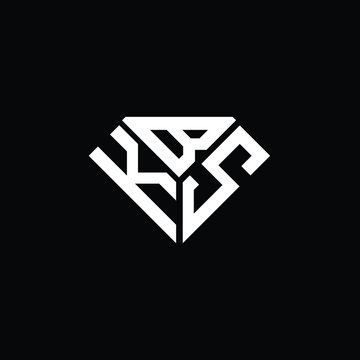 KBS letter logo creative design. KBS unique design
