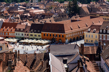 The city of Brasov in Romania