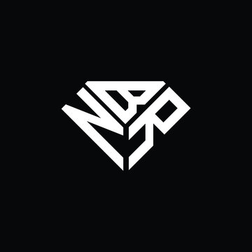 NBR letter logo creative design. NBR unique design

