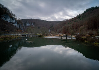 Fototapeta premium Oberes Donautal bei Beuron