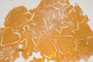 gingerbread baking for Christmas