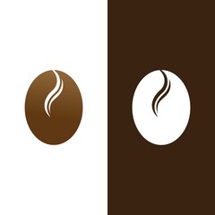 coffee bean icon vector