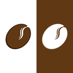 coffee bean icon vector