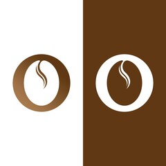 coffee bean icon vector