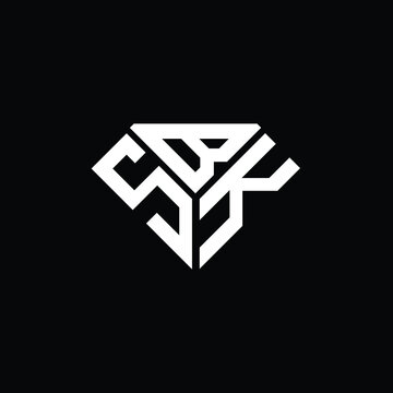 SBK letter logo creative design. SBK unique design
